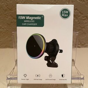 15W Magnetic Wireless Car Charger